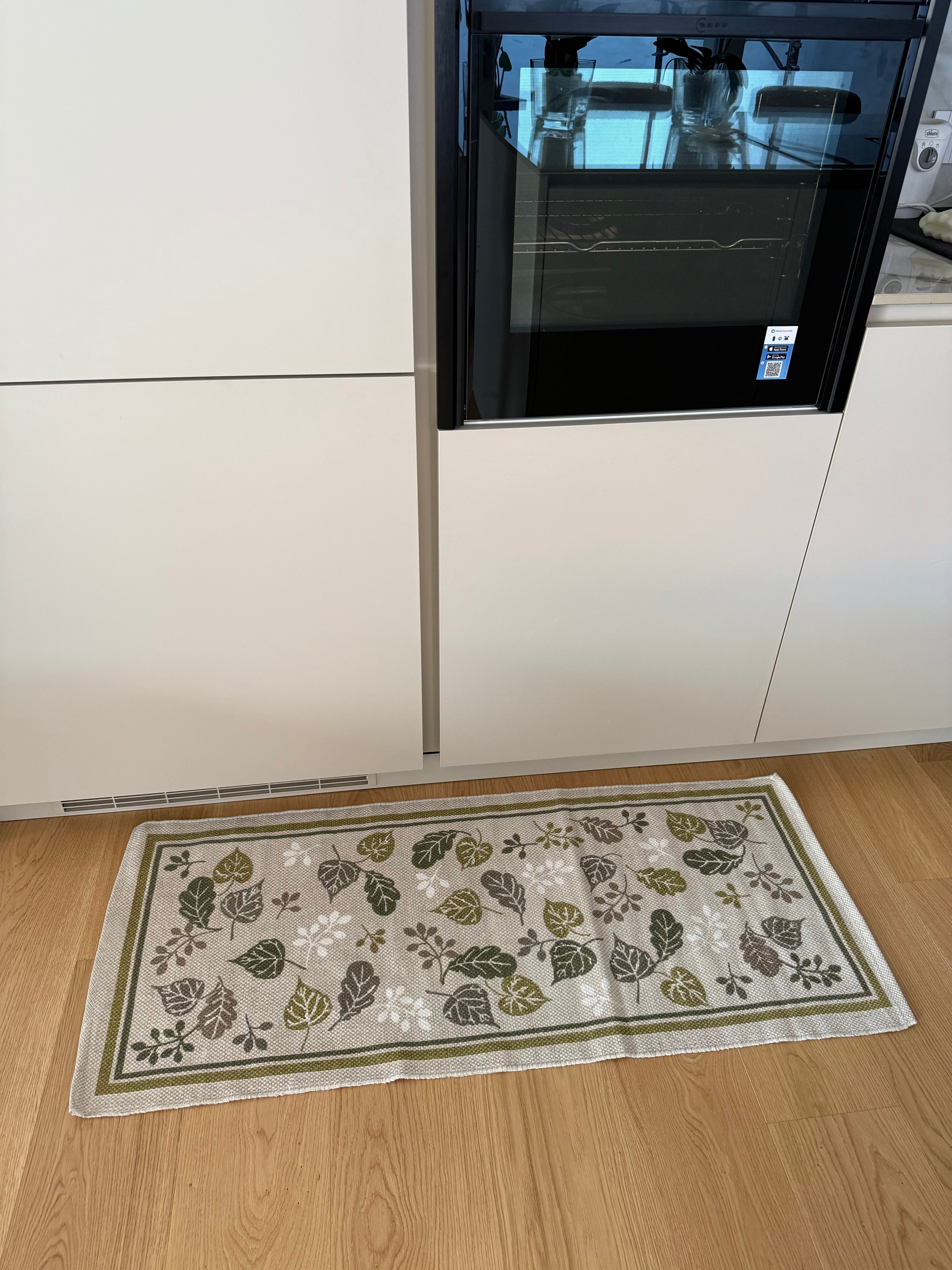 Tappeto FOGLIE 100% cotone in 2 misure