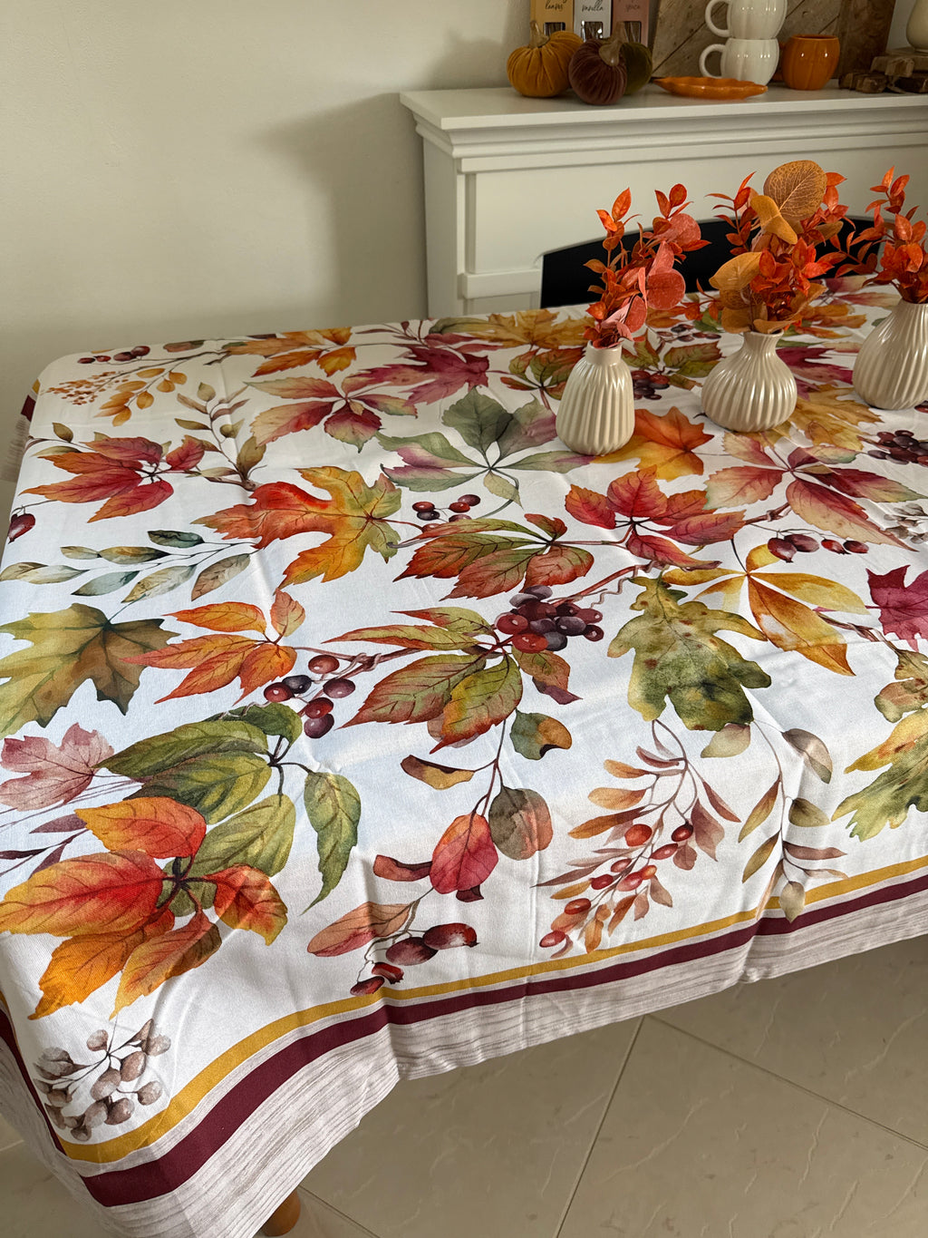 Tovaglia FOGLIE in stampa digitale