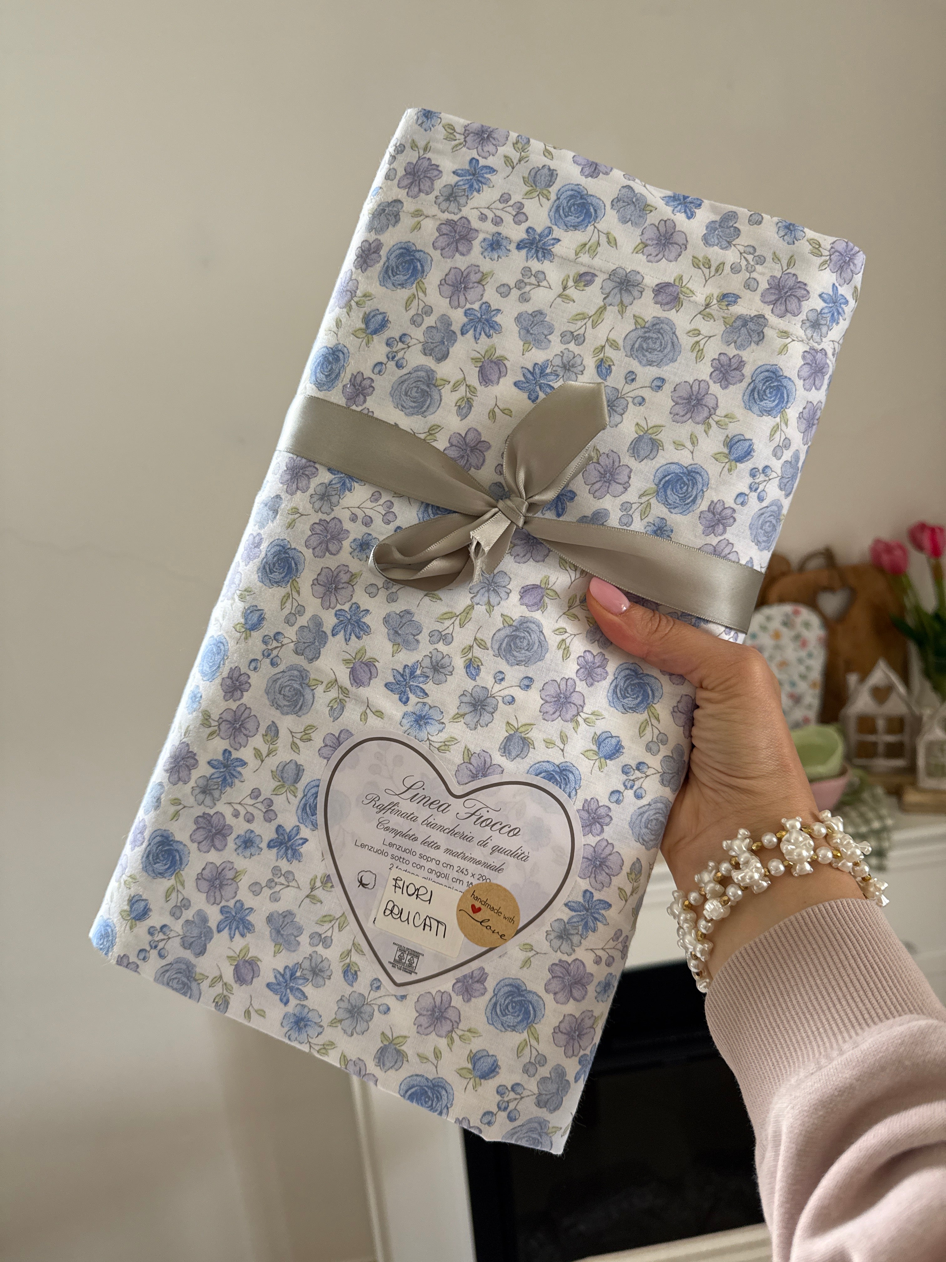 Completo letto LINEA FIOCCO matrimoniale - 3 varianti