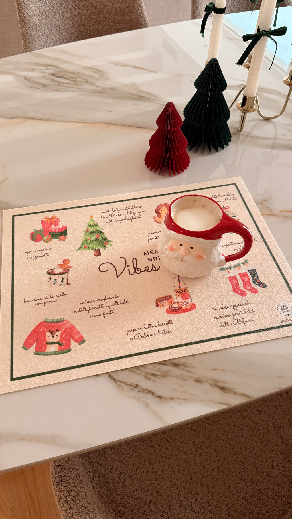 NUOVE tovagliette MERRY & BRIGHT VIBES