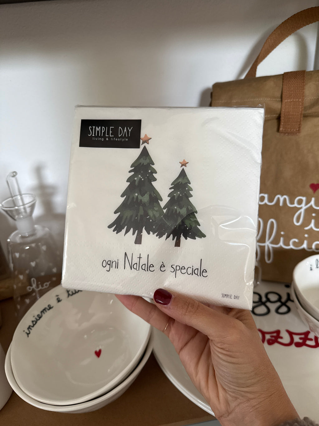 Tovaglioli di carta OGNI NATALE E' SPECIALE - NATALE IN FAMIGLIA