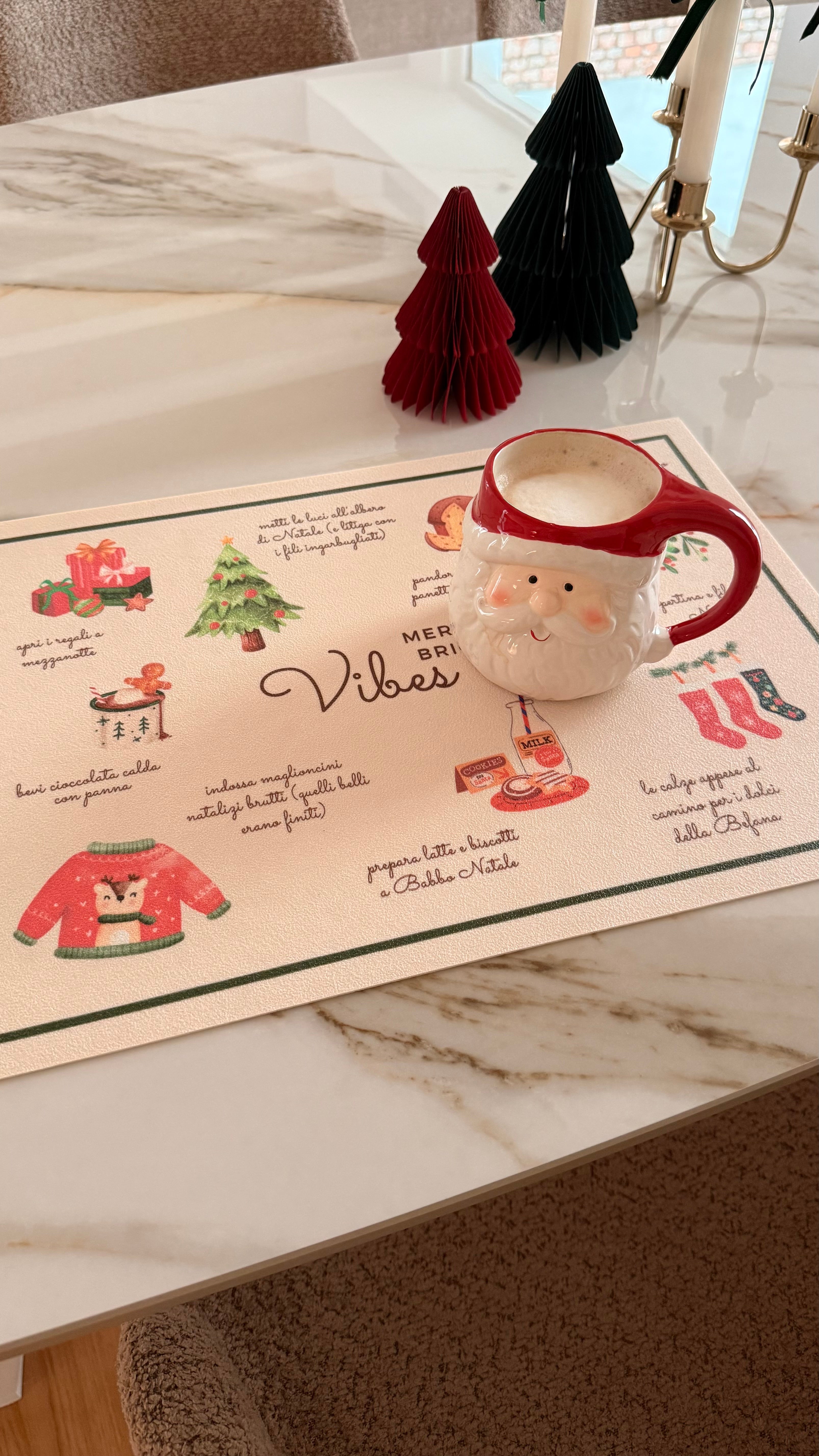NUOVE tovagliette MERRY & BRIGHT VIBES