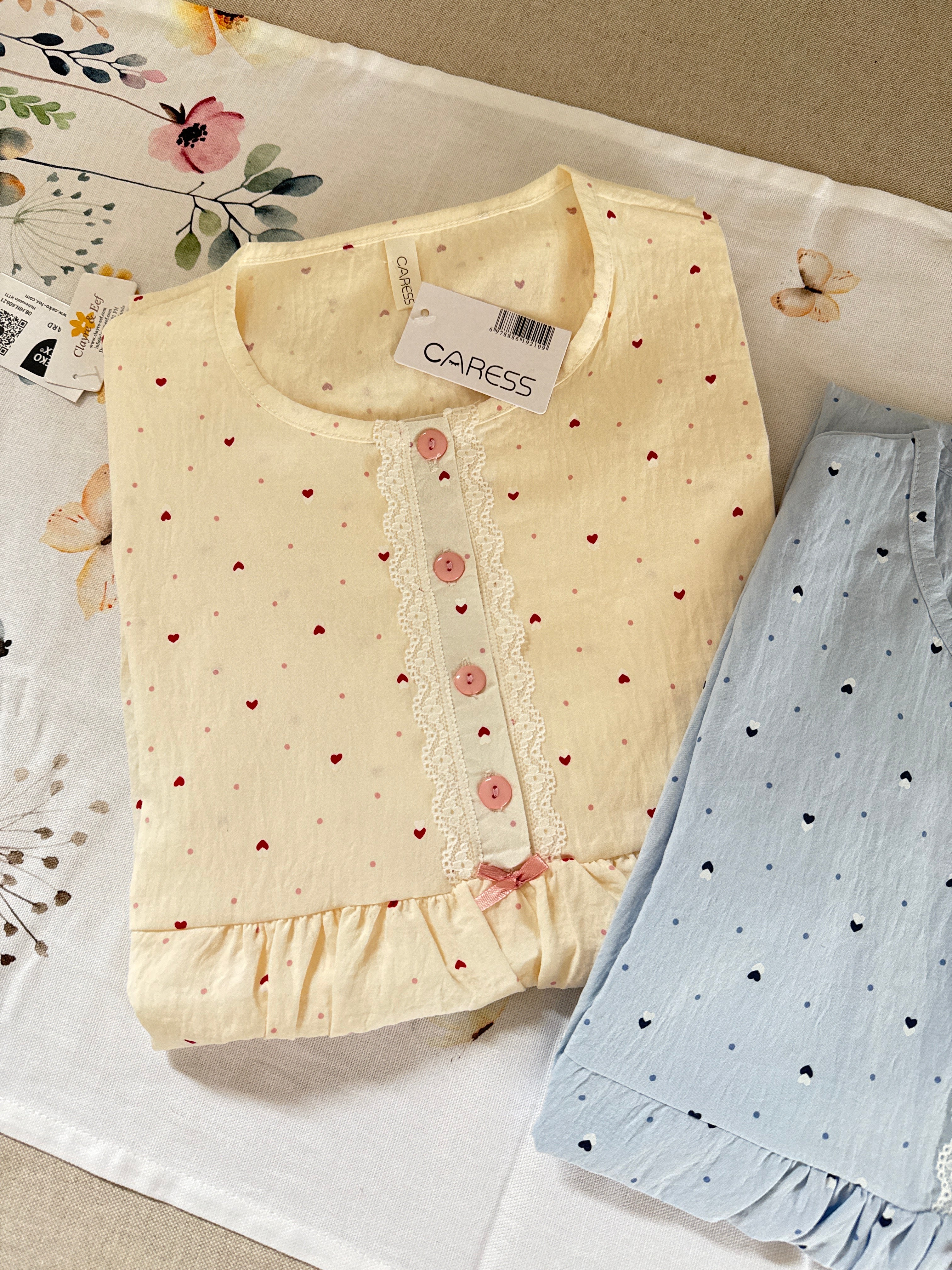 ULTIME! Camicia da notte manica corta CARESS -  3 colori