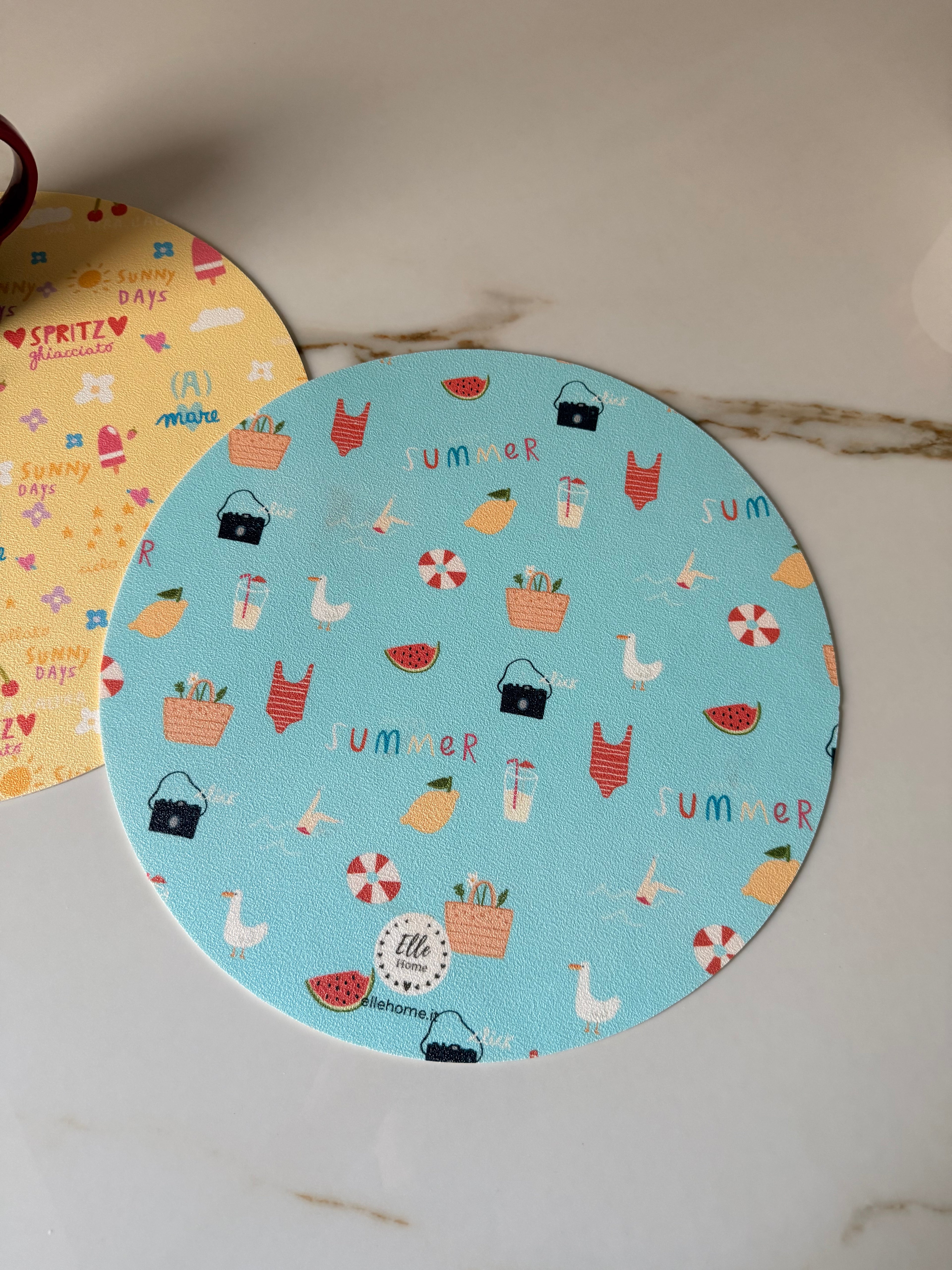 NUOVE tovagliette rotonde SUMMER