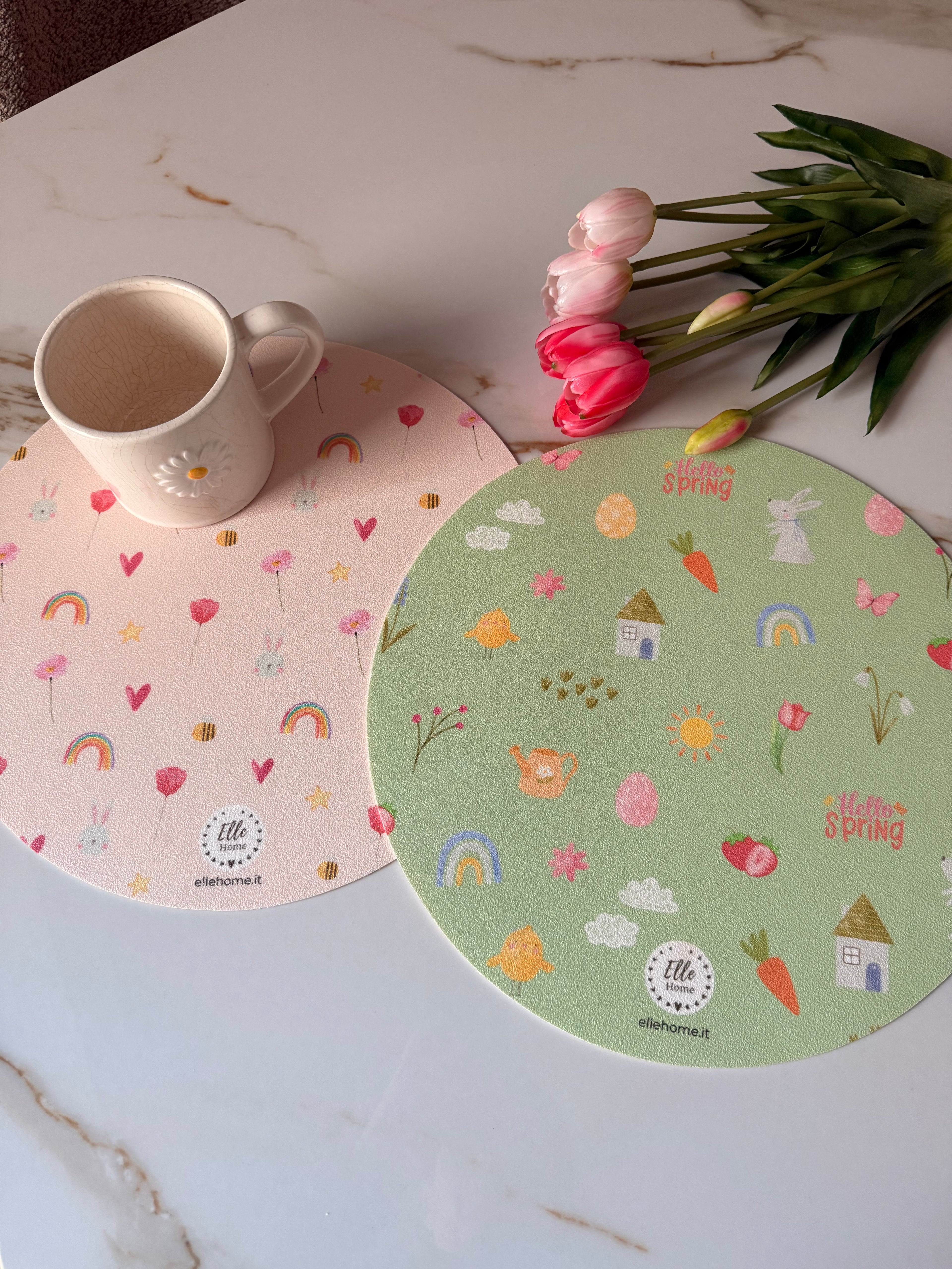 NUOVE tovagliette rotonde SPRING