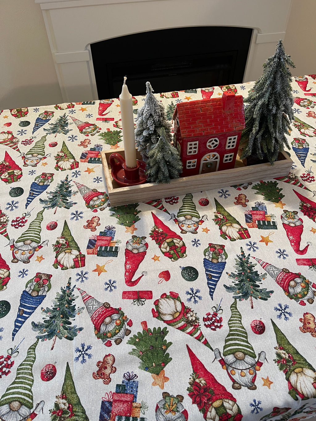 Tovaglia in lurex GNOMI HOLIDAY