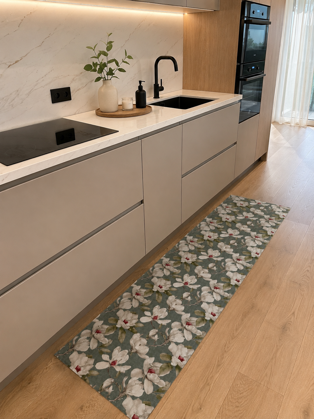 Passatoia MAGNOLIA verde - 180cm già tagliata