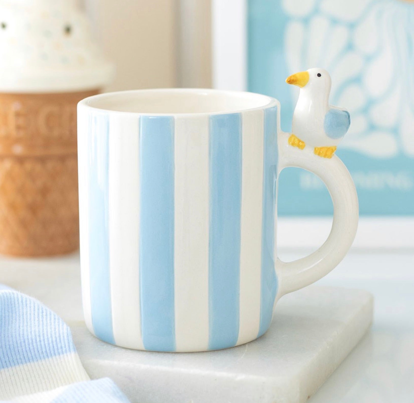 Mug PELLICANO a righe