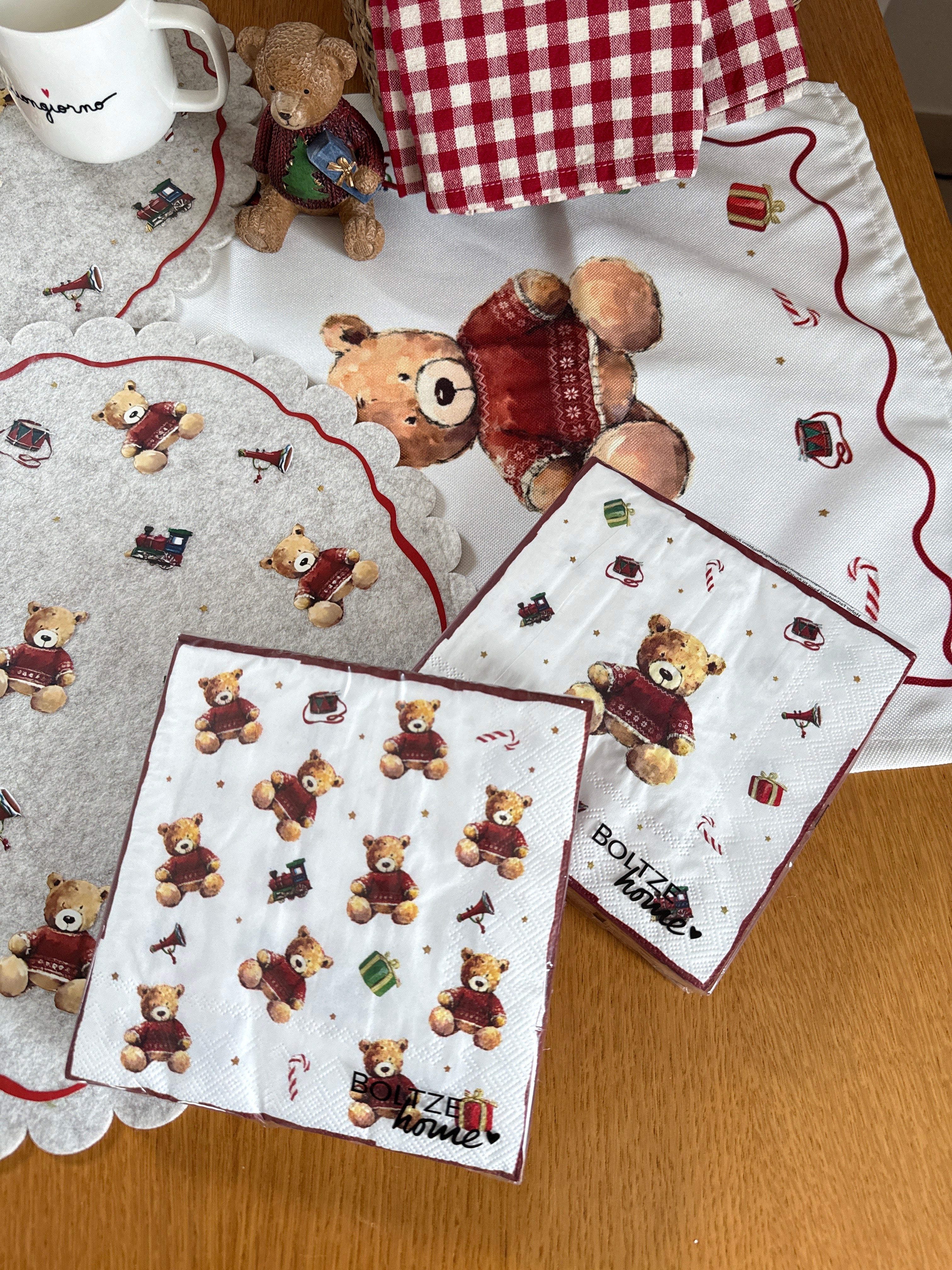 Tovaglioli di carta ORSETTO BAILEY - 2 varianti