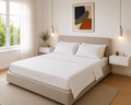 Completo letto tinta unita BIANCO - 3 misure