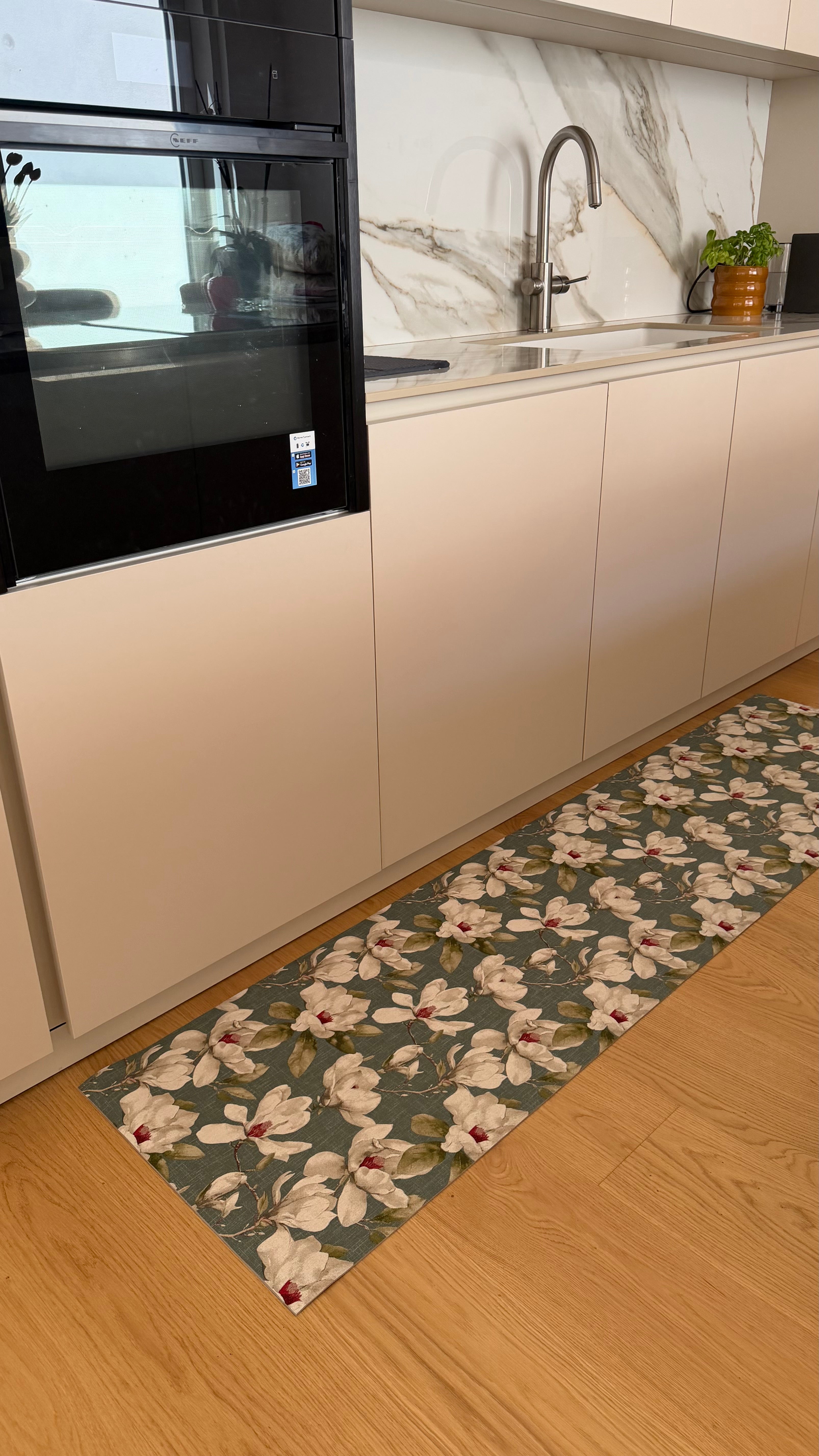 Passatoia MAGNOLIA in cotone e pvc - 2 varianti colore