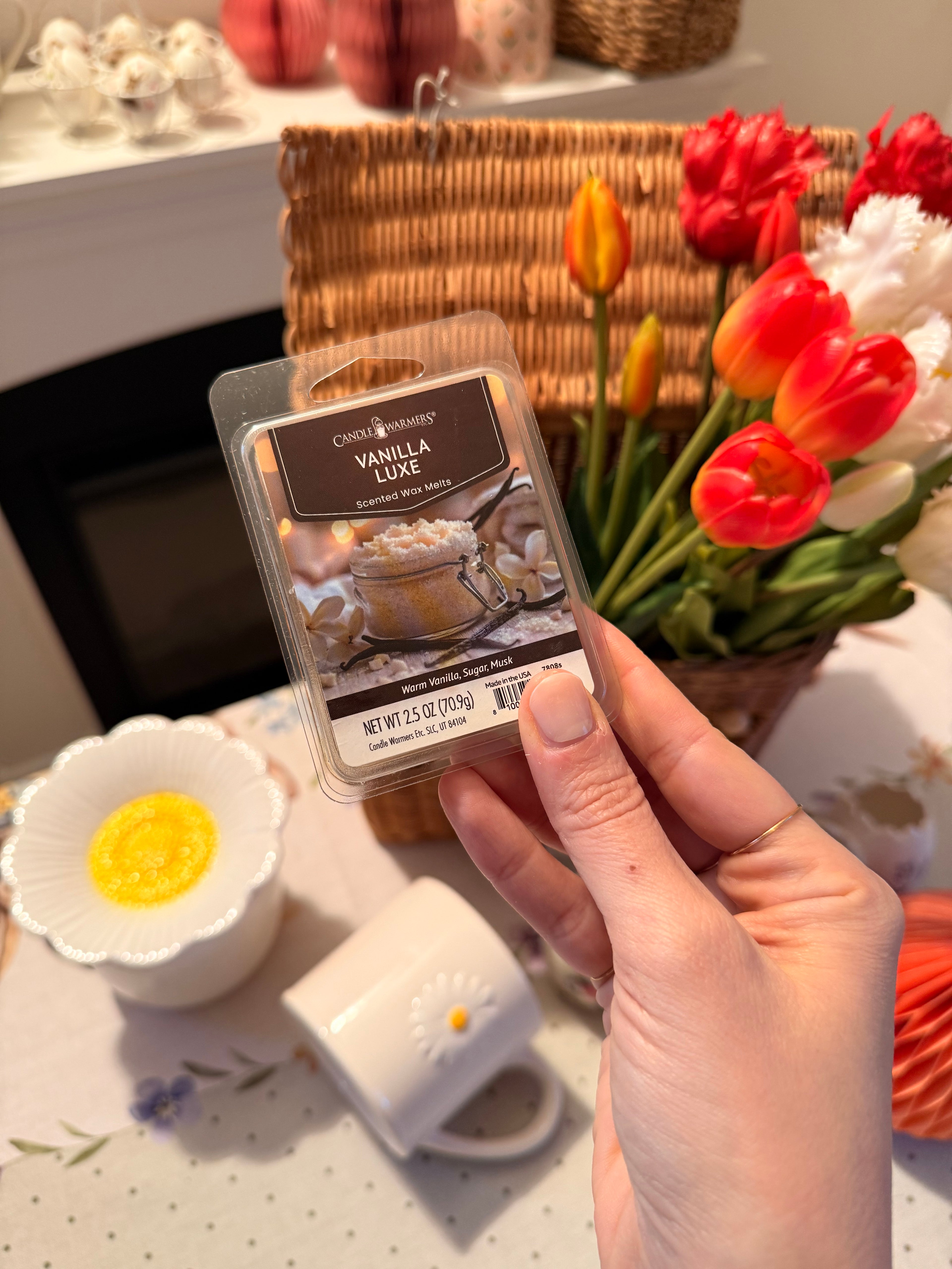 Cera di soia profumata VANIGLIA LUXE 70g