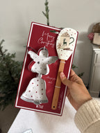 Spatoline MERRY XMAS + 2 STAMPINI DOLCI da personalizzare