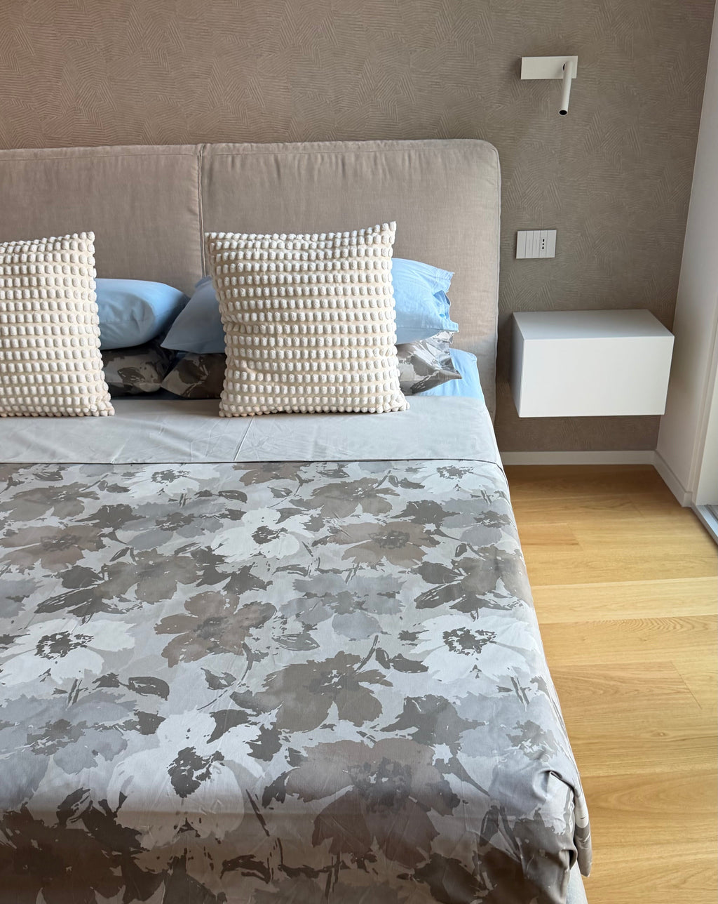 Parure Copripiumino KIM BEIGE double face