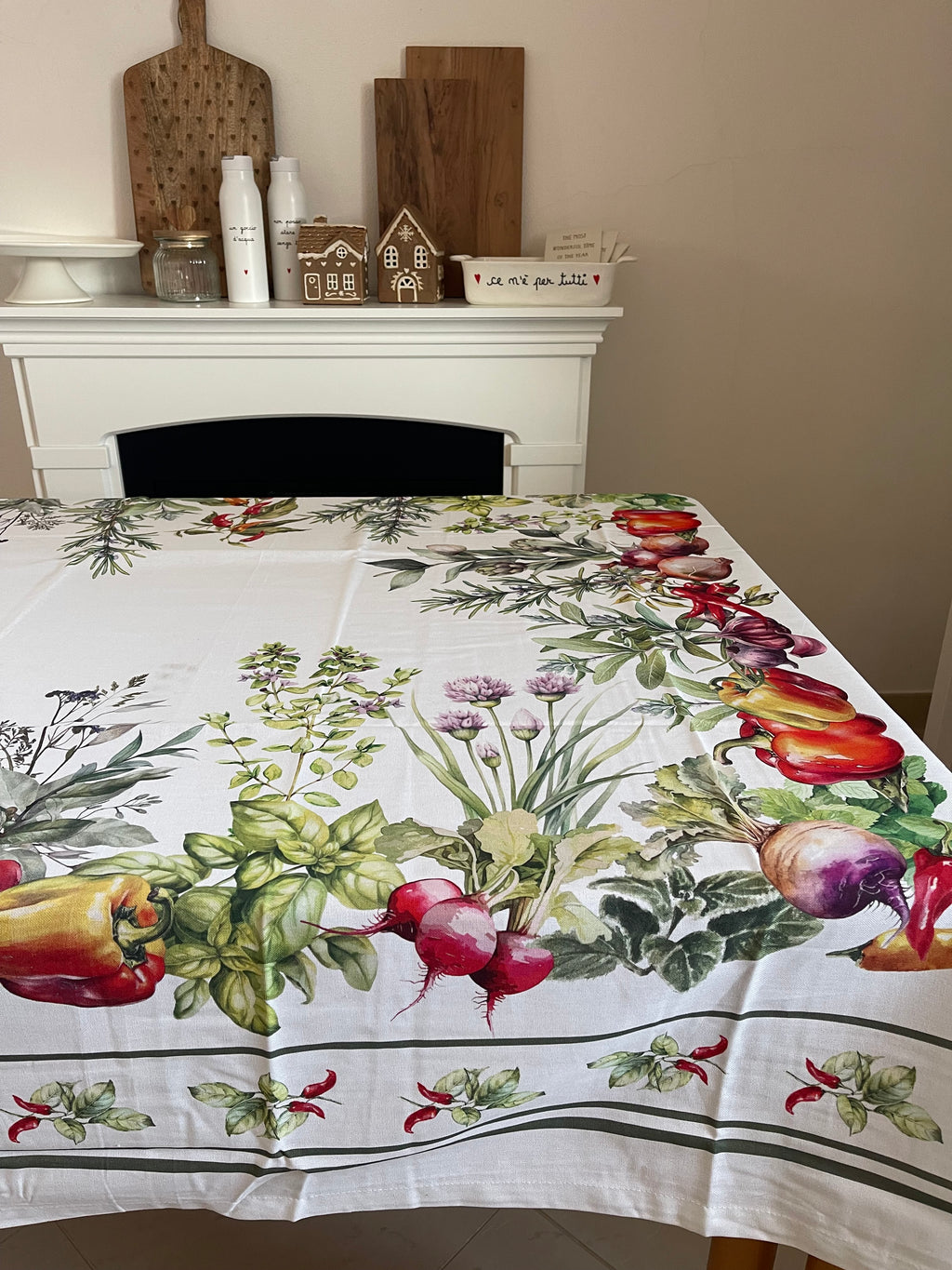 Tovaglia ERBE AROMATICHE in stampa digitale