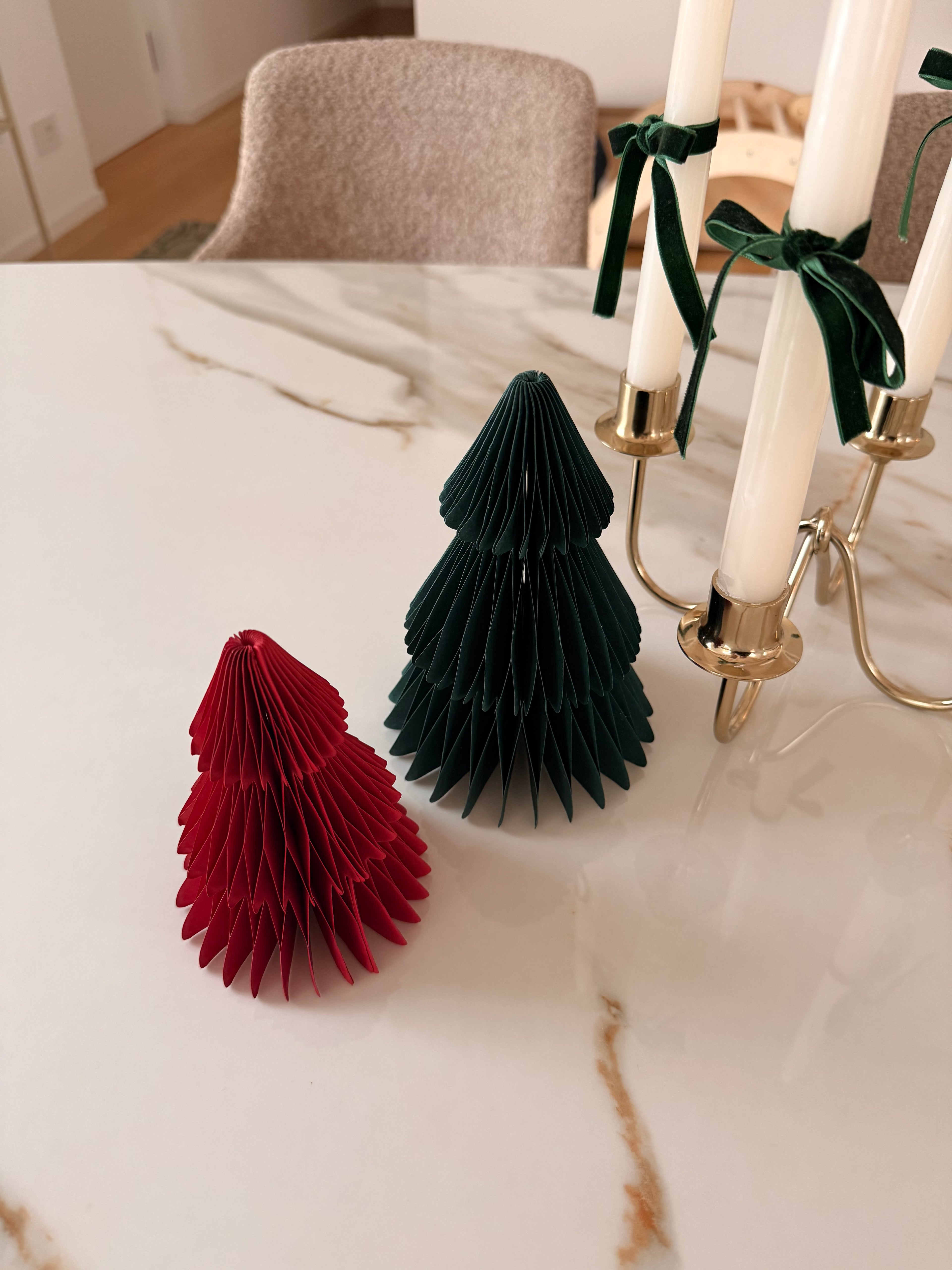 Coppia di alberelli origami