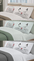 Completo letto MIAO - 3 diversi colori