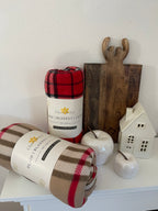 ULTIMI!  Plaid TARTAN 180x200cm - 2 varianti colore