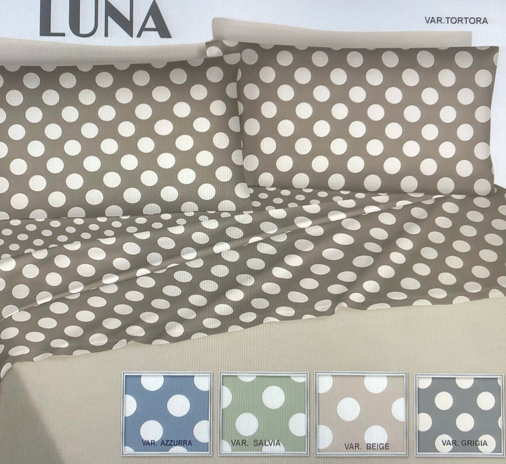 ULTIMI! Completo letto LUNA - 4 COLORI