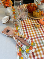 Set ZUCCHE Strofinaccio + Mestolo in legno