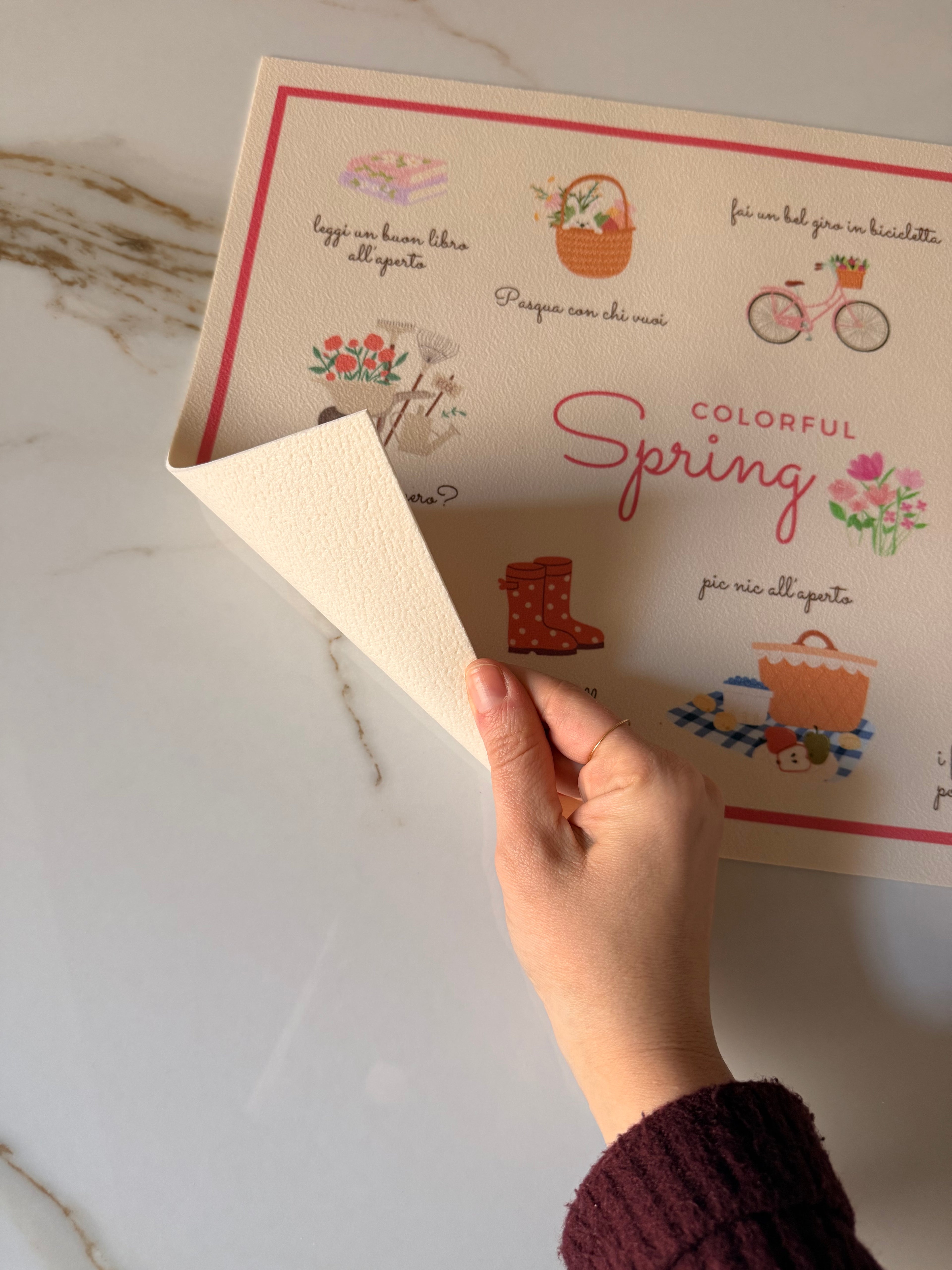 NUOVE tovagliette COLORFUL SPRING