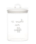 Barattolo in vetro borosilicato CI VUOLE UN CAFFE'