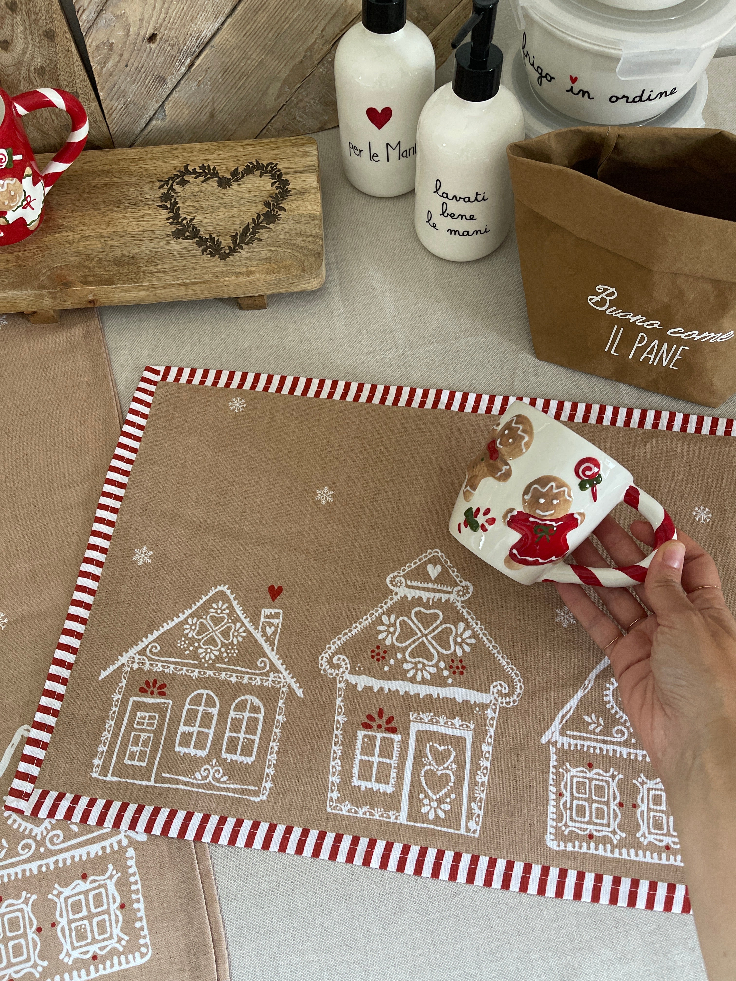 Tovaglietta PAN DI ZENZERO personalizzabile