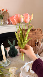 Mazzo TULIPANI SFRANGIATI 40cm - 8 varianti colore