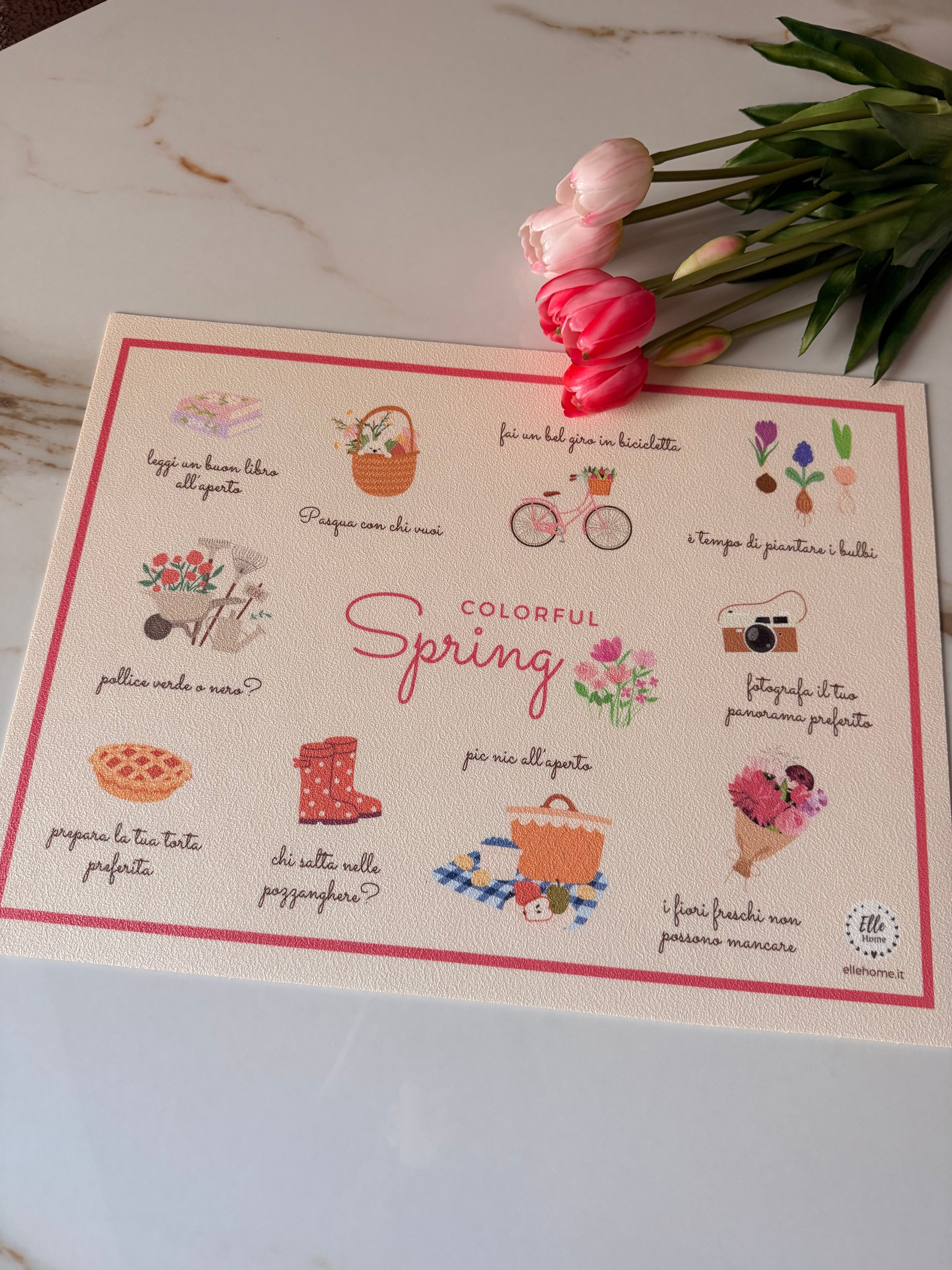 NUOVE tovagliette COLORFUL SPRING