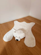 Maxi tappeto POLAR BEAR - ecopelliccia bianco