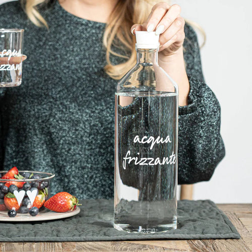 Bottiglia ACQUA NATURALE o FRIZZANTE