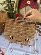 Cesta casetta in vimini