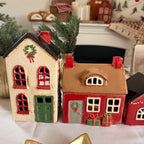 Casette portatealight XMAS TIME in ceramica