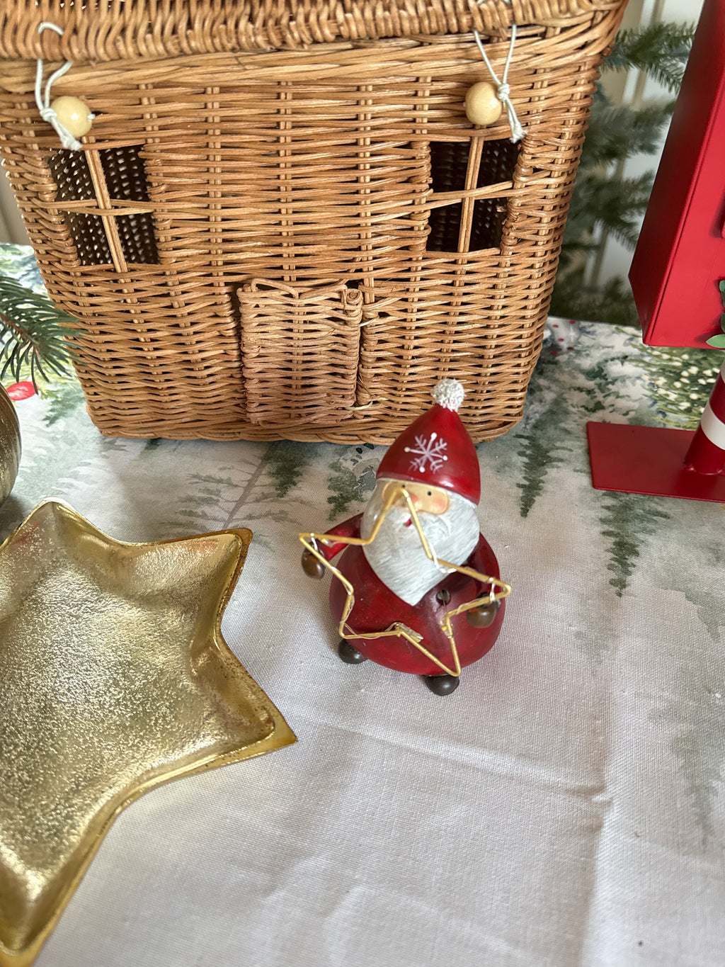 BABBO con stella luminosa - in resina