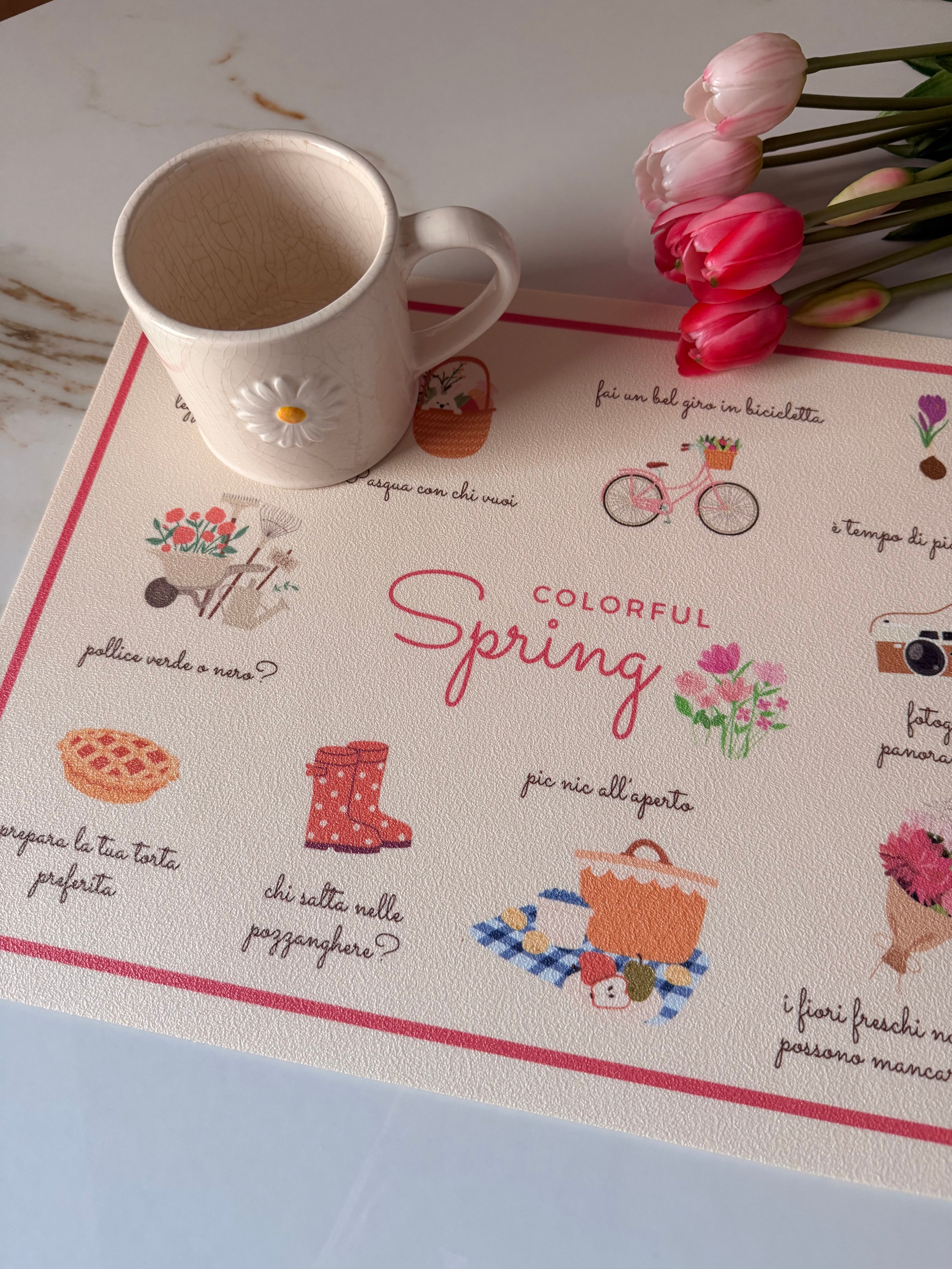 NUOVE tovagliette COLORFUL SPRING