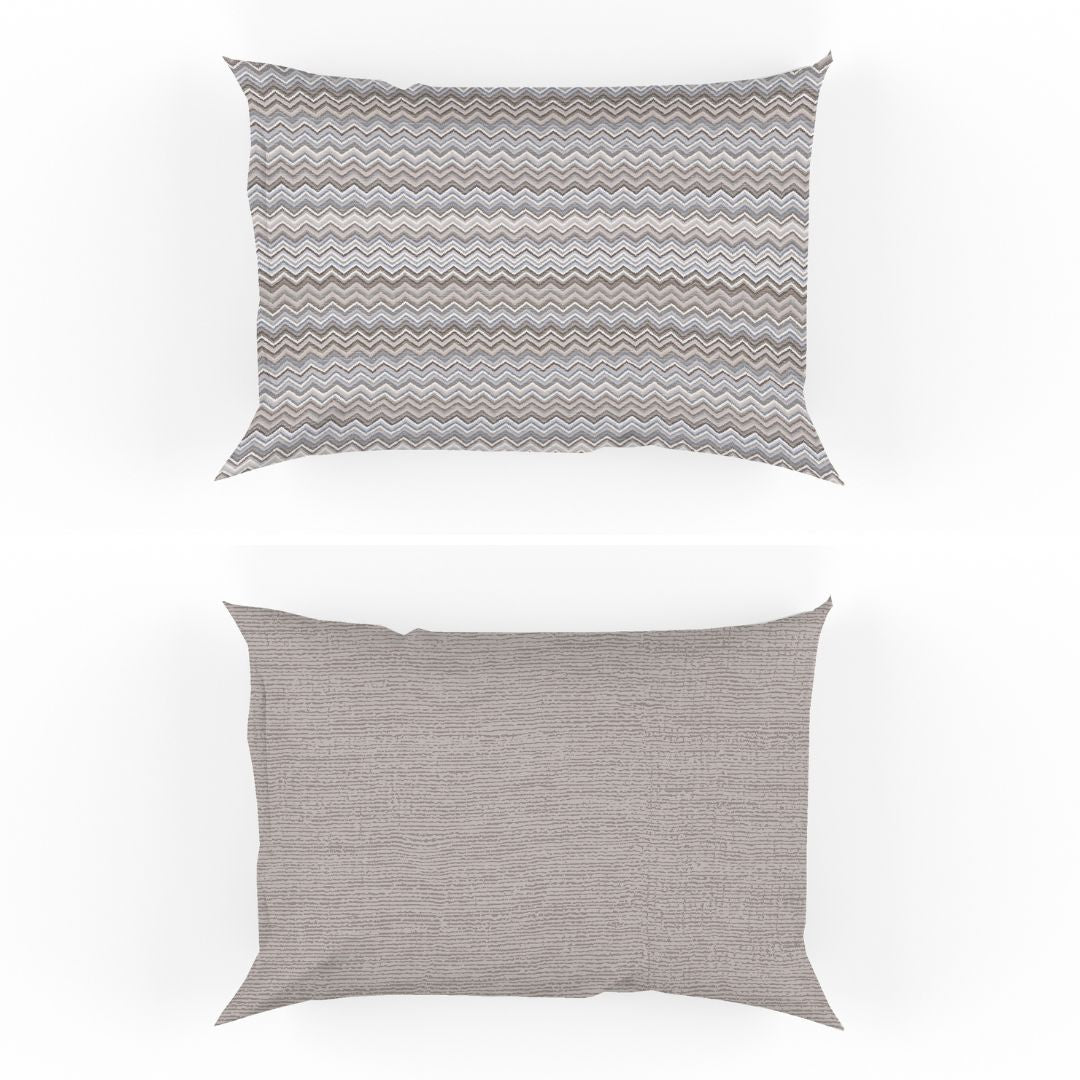 Completo letto ZIG ZAG simil Missoni - 2 varianti colore