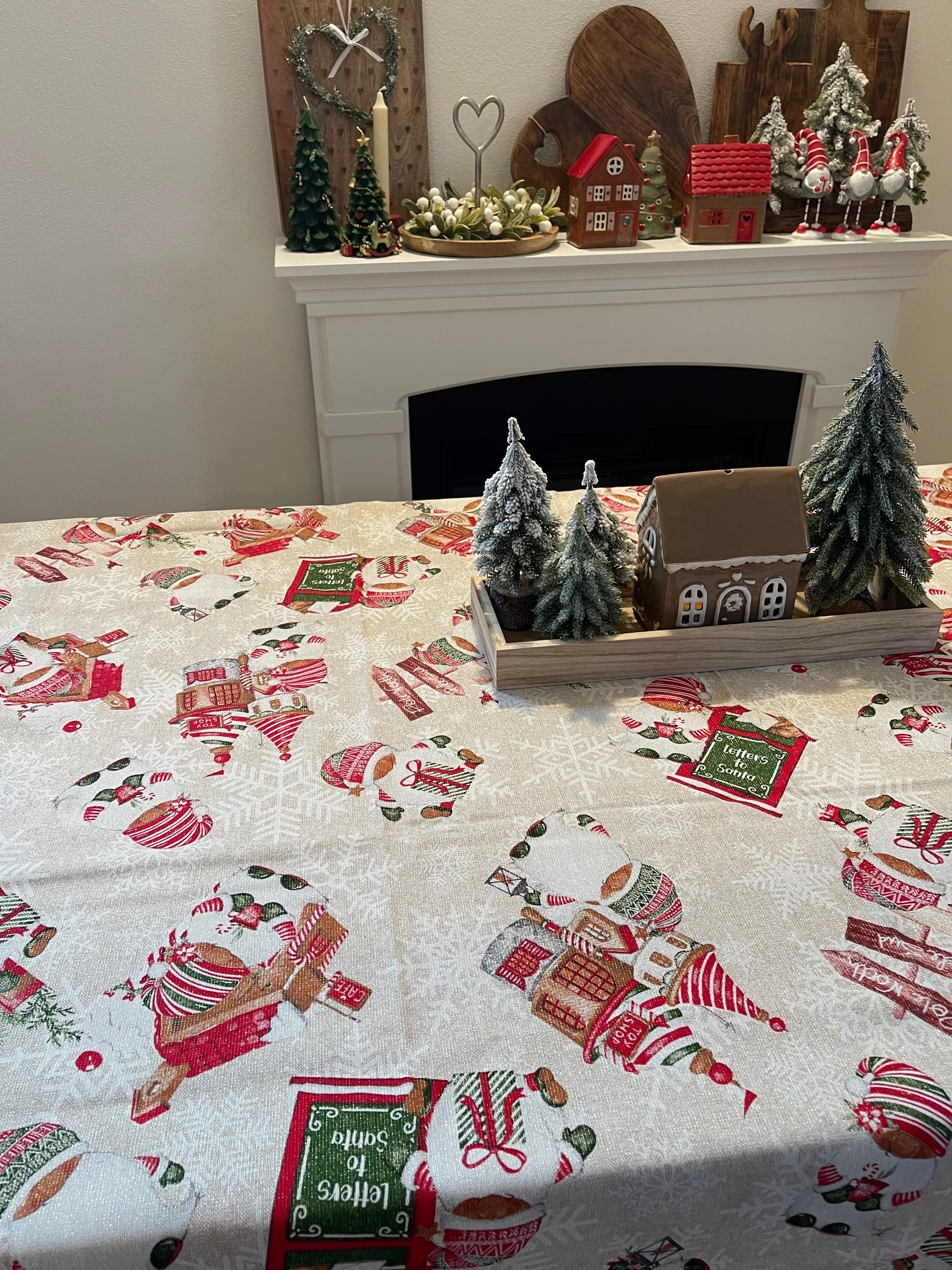 Tovaglia in lurex LETTERS TO SANTA