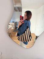 Bag NIZZA in rafia a righe