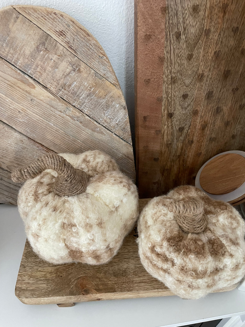 ULTIME! Zucche Bouclè - 2 diverse misure