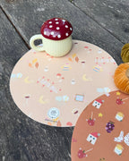 Tovagliette SEASON AUTUNNO rotonde in pvc antimacchia - vendute singolarmente