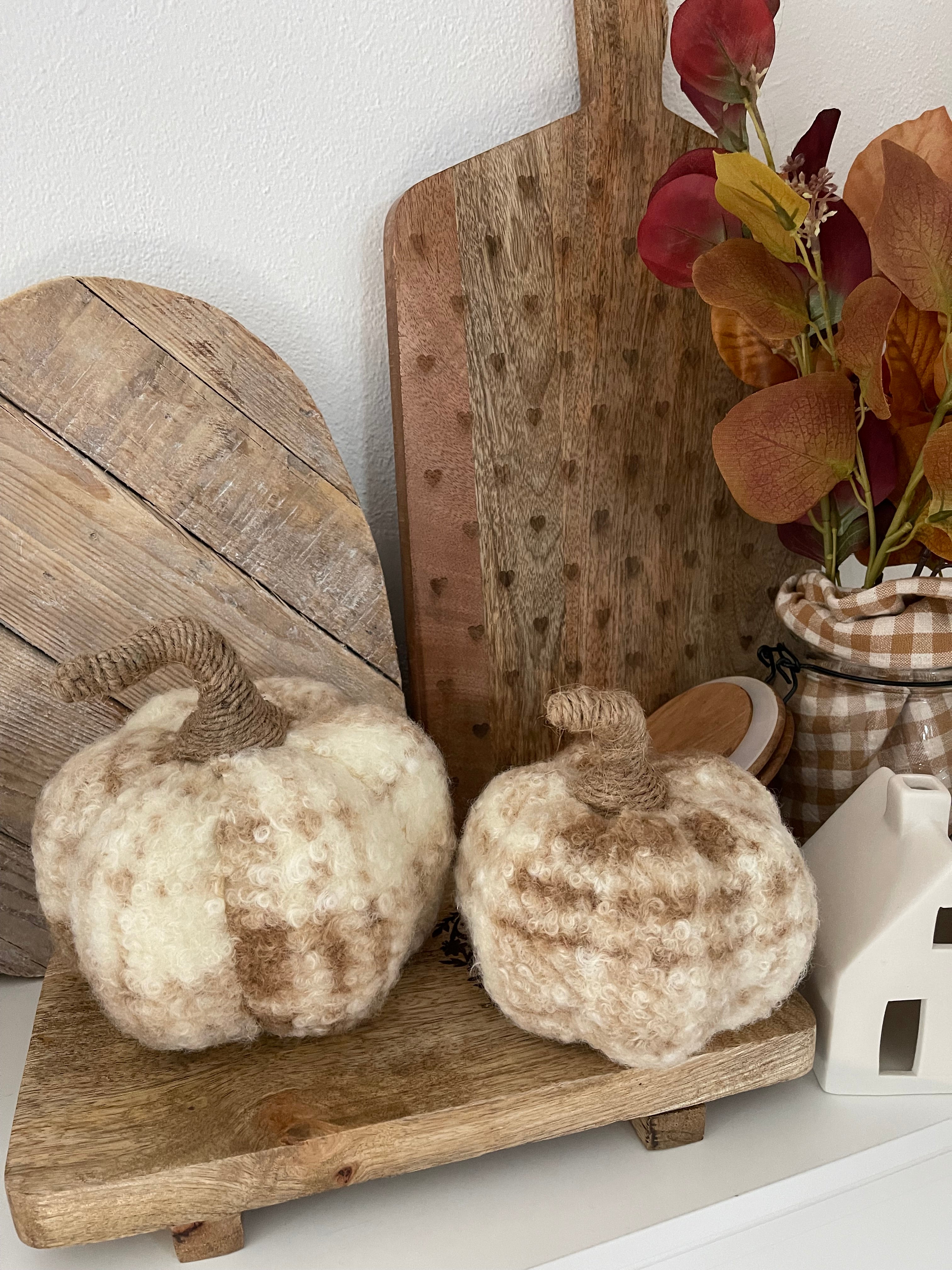 ULTIME! Zucche Bouclè - 2 diverse misure