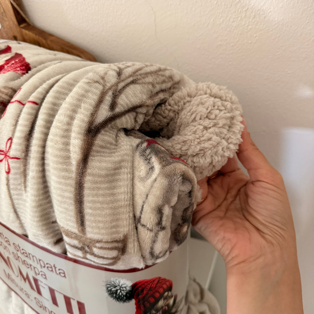 Coperta singola GNOMETTI con sherpa