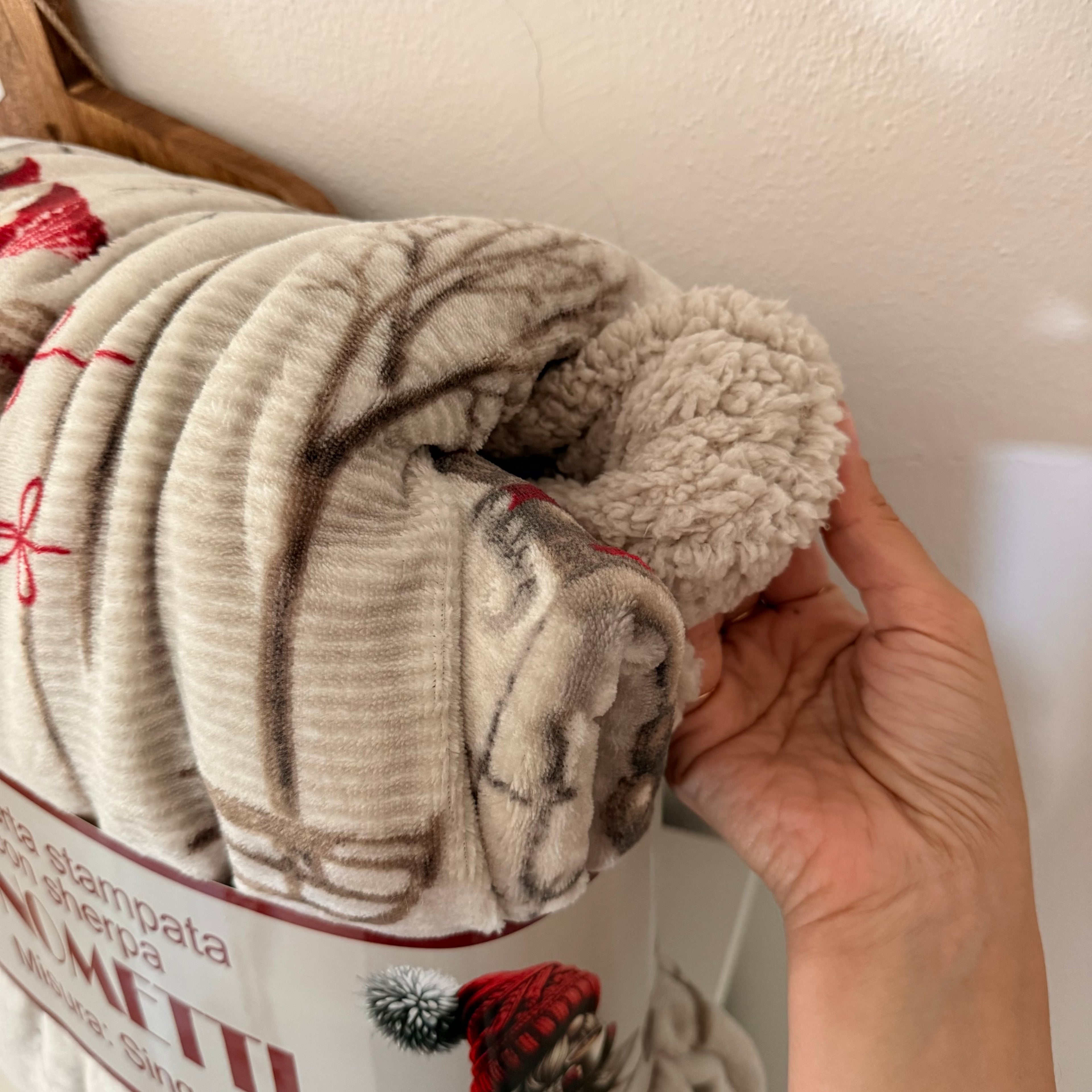 Coperta singola GNOMETTI con sherpa