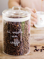 Barattolo in vetro borosilicato CI VUOLE UN CAFFE'