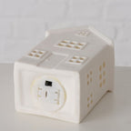 Casetta porcellana LYKKA Home con luce a Led - 2 misure