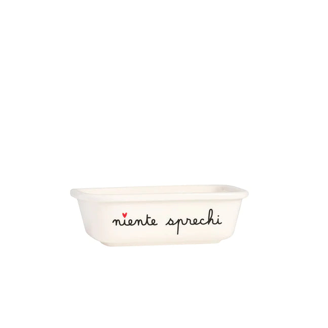 Contenitore in gres NIENTE SPRECHI - tg. S