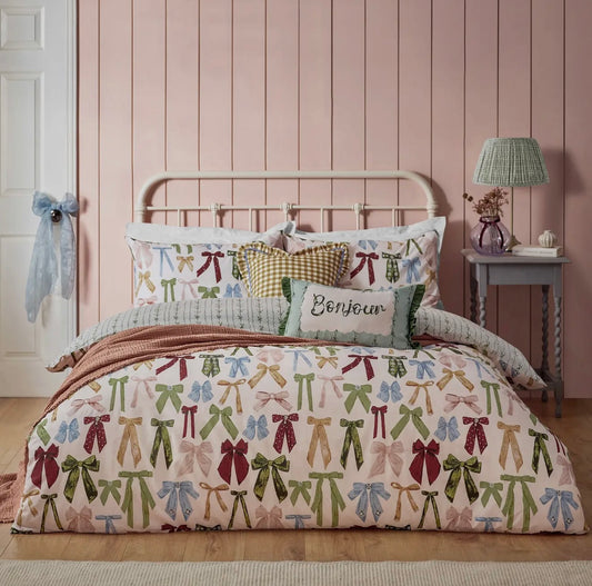 NUOVO Set Copripiumino matrimoniale FIOCCHI SILK