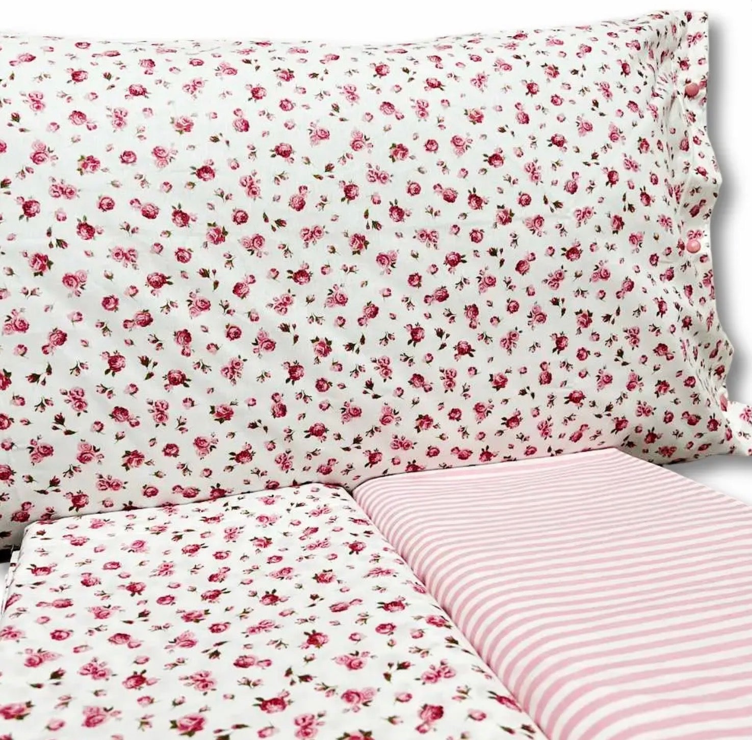 Completo letto EMY - 2 colori rosa/azzurro