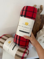 ULTIMI!  Plaid TARTAN 180x200cm - 2 varianti colore