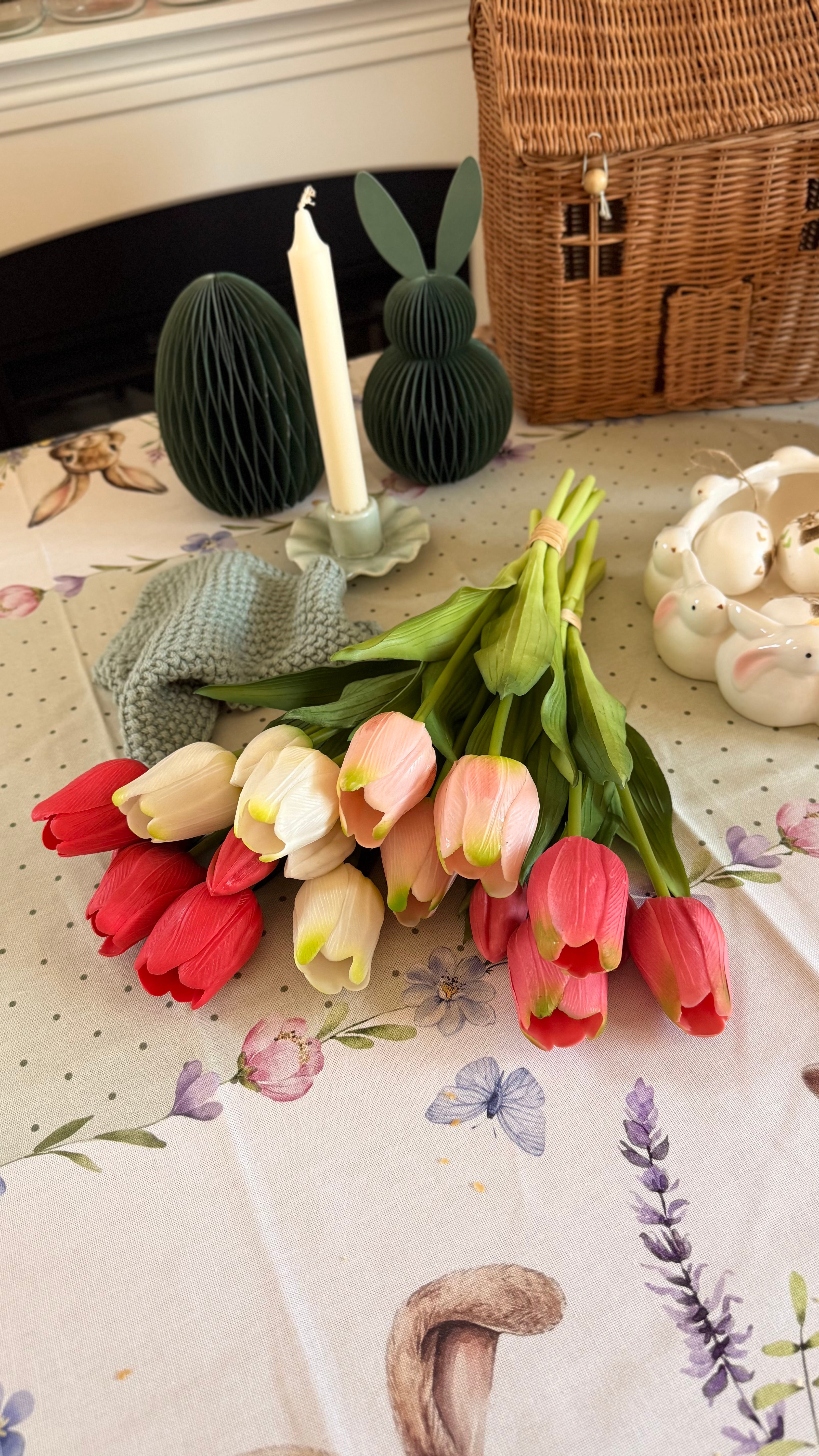 Mazzo di TULIPANI FUCSIA 33cm